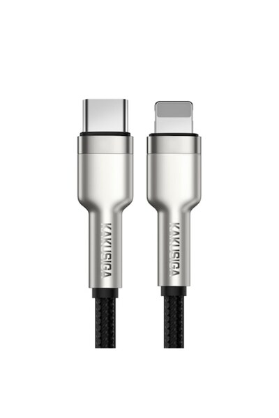 KAKUSİGA Cablu Date si Incarcare KSC-685 mufa tip Lightning la USB-C 20W PD, Gri