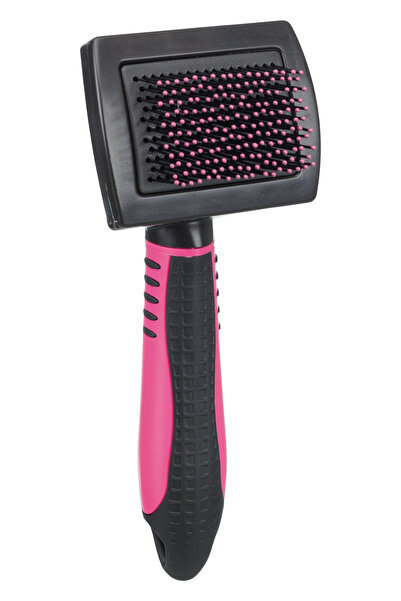 Trixie Perie Tesala Soft, Maner Plastic/Peri Plastic, 7x16 cm, Roz/Negru, 23125