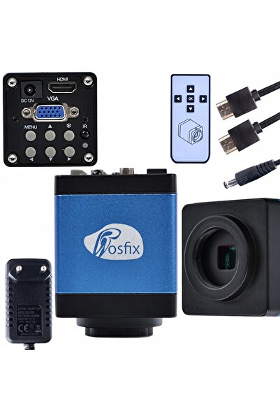 Rosfix Zenthril 3in1 Blue PRO Digital Microscope Set | 2MP HDMI Camera + 100x Lens