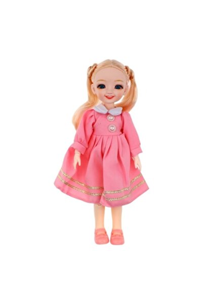 Toy Papusa Maya, cu articulatii mobile, D131, 30 cm, roz