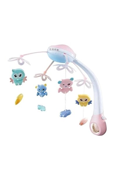 Toy Toy Toy Carusel pentru patut cu proiector de cer instelat si muzica – Mob...