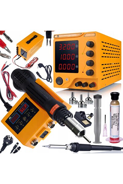 Rosfix Set Power Supply 32V 10A + 2in1 Station 660W + Flux RMA-223 10cc