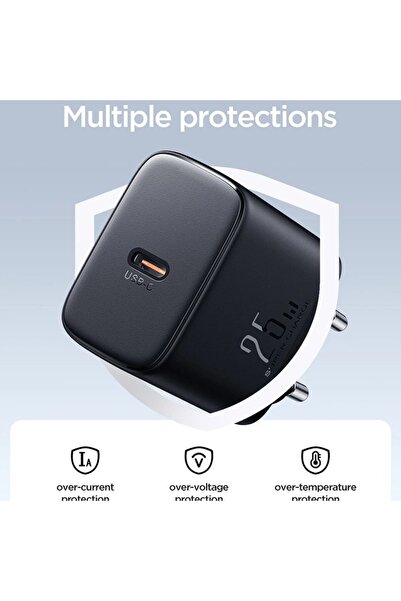 Joyroom Încărcător Type-C, 25W + cablu Type-C la Type-C, 1m, policarbonat, JR TCF11