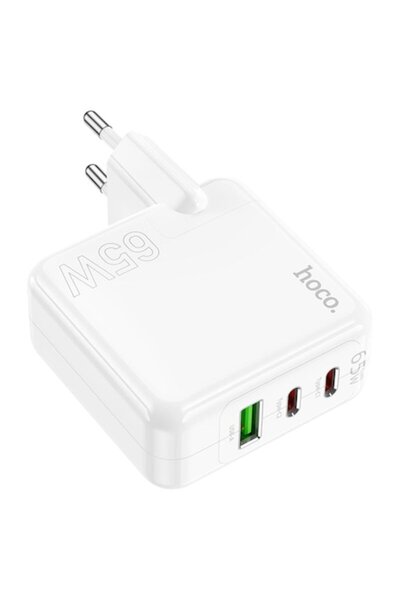 Hoco Adaptor Retea Multiport, Conector C115A, 1 x USB + 2 x Tip-C, Încărcare ...