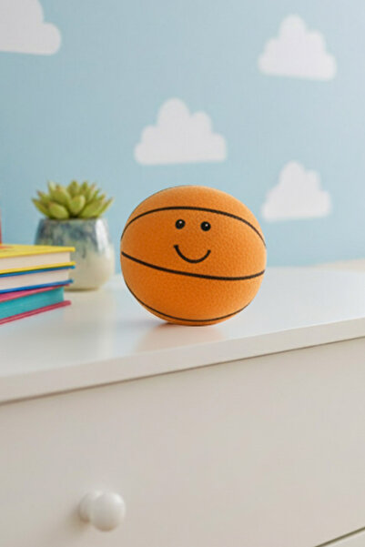 ROZİTOYS Peluş Basketbol Topu Oyuncak Yastık Dekoratif Spor Figürü Hediyelik ...