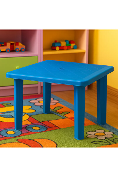 adba Kreş ve Etkinlik Masası – 70x70 cm, 50 cm Yükseklik, Dayanıklı Plastik