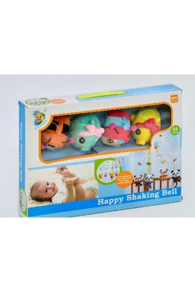 Toys Carusel pentru patut cu zornaitoare colorate