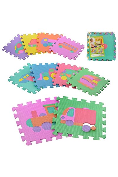 Bambi Thermal insulation puzzle mat for kids with transport theme 150 x 60