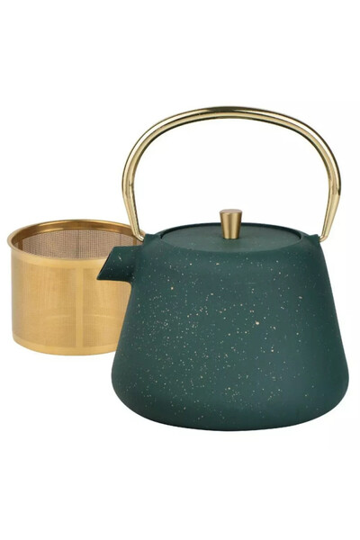 Kinghoff Fierbător cu infuzor KH 1933, 1 l, cioc profilat, fontă, interior em...