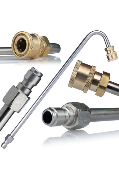 Rosfix Lancă Presiune Tip U 1/4" 35cm | 250 Bar | Compatibil cu Lavor, Parkside