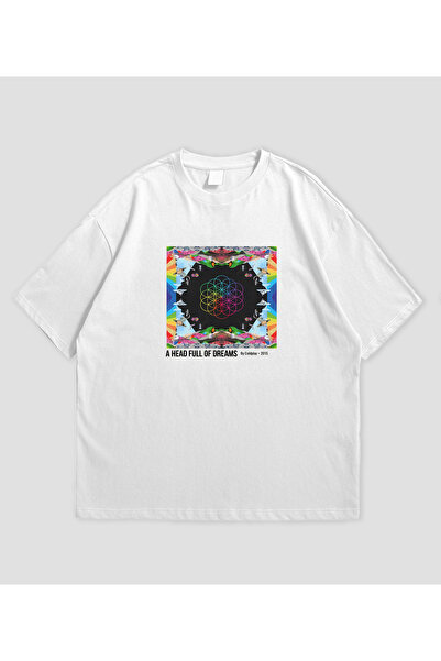 SVART WEAR Coldplay - Tricou oversize unisex cu album