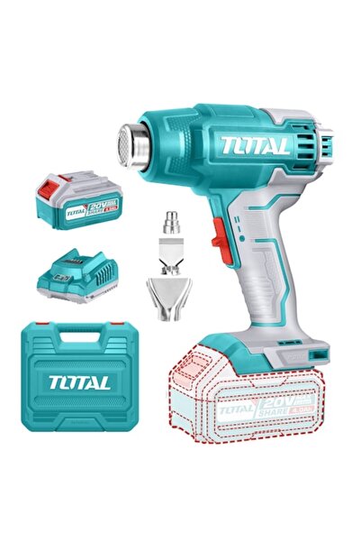 TOTAL One-Stop Tools Station Pistol de căldură fără fir P20S/IND