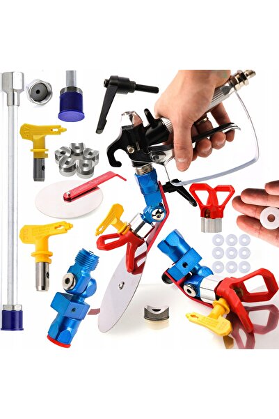 Rosfix Set Opritor Vopsea + 2 Duze + Lancă 30cm | Filet 7/8", 290 Bar