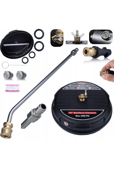 Rosfix Set T-Racer 15" + Lancă 70cm + Adaptor | Compatibil cu Kärcher K2–K7