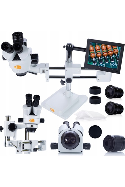 Rosfix Microscop Trinocular Jupiter Pro MSJP-T | Set cu Afișaj 8" și Suport
