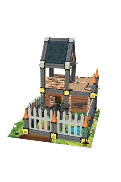 OEM Construction Set Architecture – Dino House with 104 Plastic Pieces