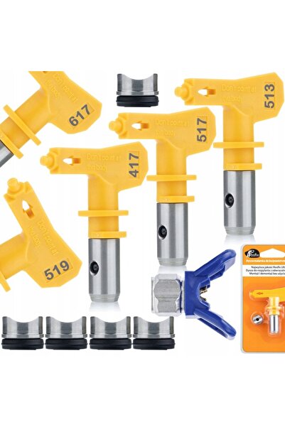 Rosfix Set 5 Duze Pictură 513–617 + Protecție | Oțel Inoxidabil | Ultra Spray