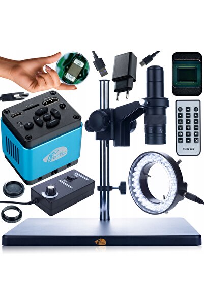 Rosfix Set Microscop Earth Pro + Cameră 4K 8,29MP + Iluminator 56xLED