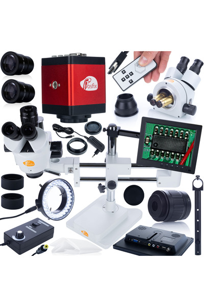 Rosfix Microscop Trinocular Jupiter Pro MSJP-T | Zoom 7–45x | Set cu Cameră 8"