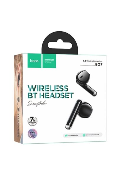 Hoco Căști wireless EQ7, intraauriculare, BT 5.3, autonomie în standby de 180...