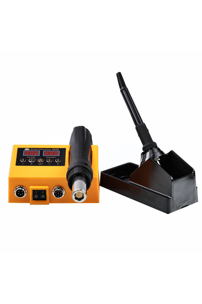 Rosfix Stație de Lipit 2în1 OH660 Set Start | 660W, LED, T12, Hot-Air 500°C