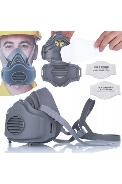 Rosfix Set Mască Protecție KN95 + 2 Filtre | Filtrare Eficientă și Confort