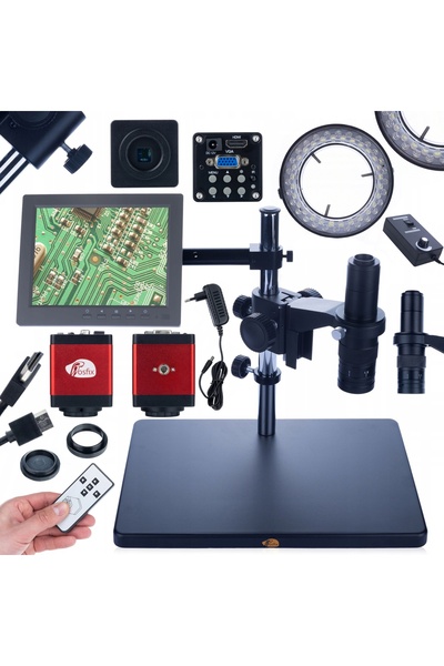 Rosfix Earth Pro MCEP-0.5X Digital Microscope Set + Camera + LED 56x | Zoom 7–45x
