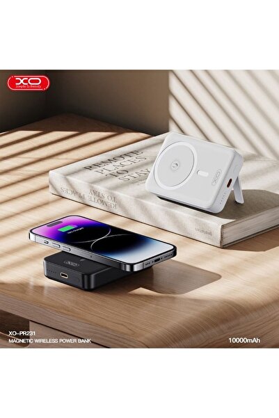 Xo Baterie Wireless Magnetica XO-PR231, MagSafe, 10.000mAh, Incarcare PD20W cu Port Type-C, Alb