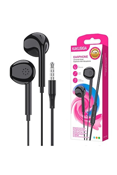 KAKU Casti cu fir (KSC-848), intraauriculare, 3,5 mm, 1,2 m, taste microfon și volum, negre