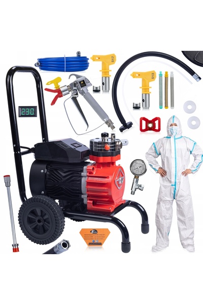Rosfix Agregat de Vopsit Red Strong Storm RSS05 | 3500W 22MPa 18L/min Set