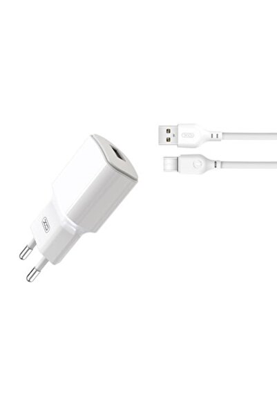 Xo Incarcator retea L73, USB, 12W, 2.4A, Cablu USB-C inclus, Alb