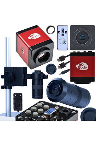 Rosfix RED PRO 3in1 Digital Microscope Set | 2MP HDMI Camera + 100x Lens