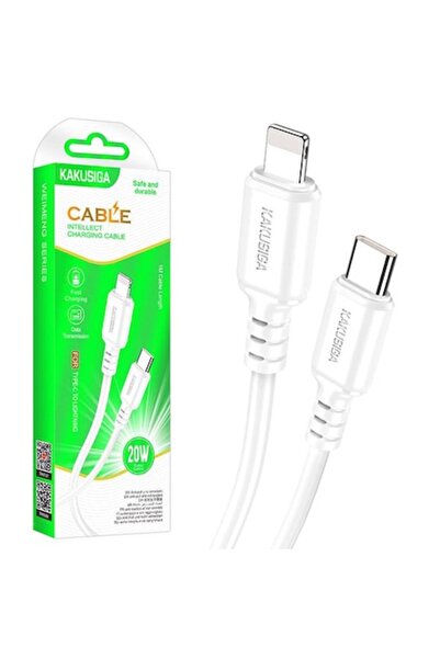 KAKU Cable Data and Charging (KSC-982) USB-C to Lightning, PD20W, QC3.0, 1m, White