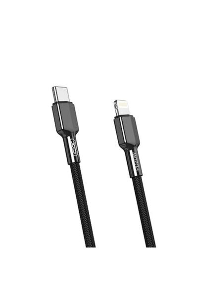 Xo Charging and Data Transfer Cable NB-183A, USB Type-C/Lightning, Power Delivery 20W, 2.2A, 1m, Bla