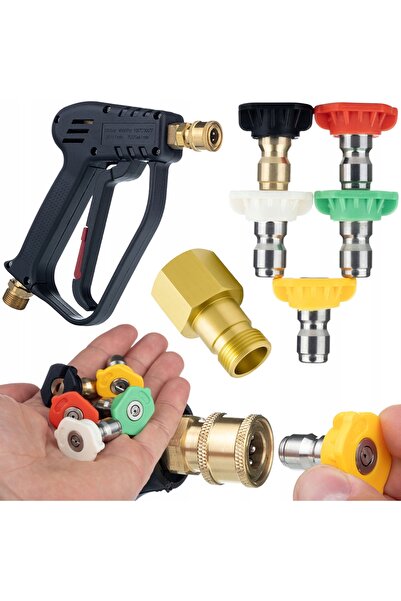 Rosfix Set Pistol + 5 Duze + Adapter Easy!Lock | Compatibil cu Karcher HD/HDS