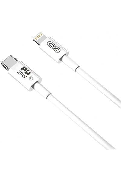 Xo Cablu de încărcare și transfer de date NB-Q189A, USB Tip-C/Lightning, alimentare 20W, 1m, alb