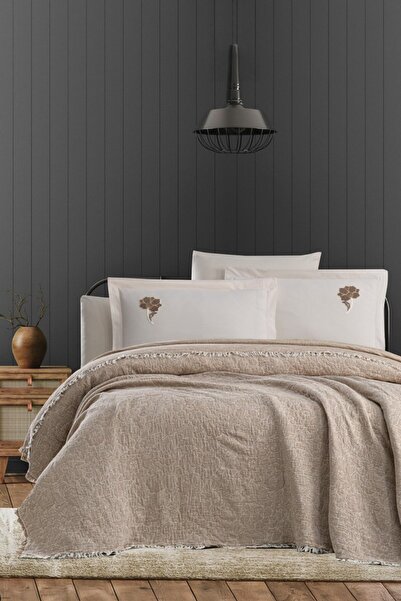 Sudemhome Κεντημένο κάλυμμα κρεβατιού μεγάλου μεγέθους