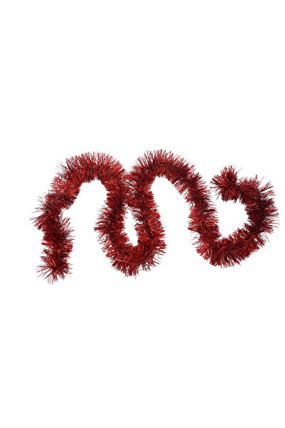 Toolsy Christmas tinsel, Flippy, red, size: 2 m x 9 cm material: PVC foil, in...
