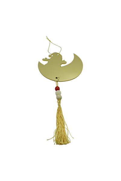 Toolsy Ornament de Crăciun pentru brad, Flippy, Lună, Auriu, Strălucitor, 10*...