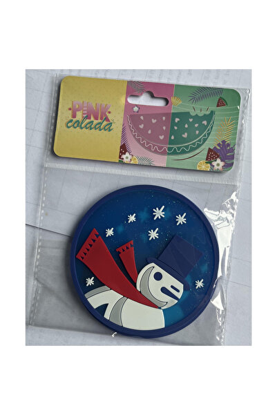 Flippy Suport pentru Pahar, Flippy, Model Om de Zapada, PVC, Diametru 10 cm, ...