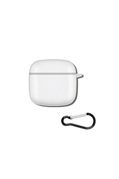 Gpack Huawei FreeBuds SE 4 ANC Uyumlu Kılıf Mat Kancalı Silikon SF13 Şeffaf