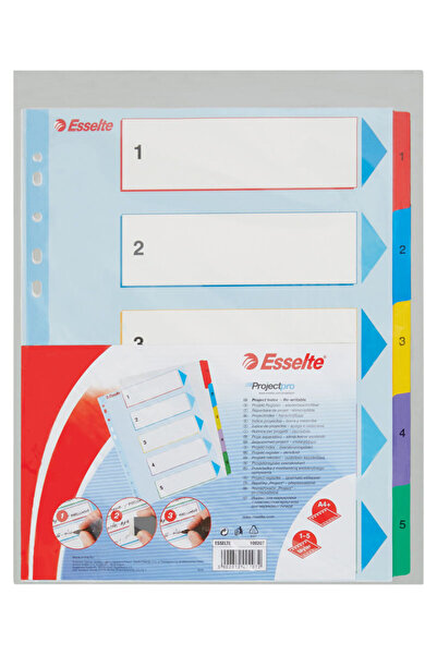 Esselte Index A4 Maxi 1-5 reinscriptibil