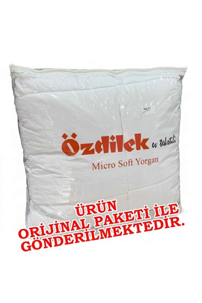 Özdilek Micro Soft Yorgan (Silikon, Antibaktariyel) Çift Kişilik - 195 × 215 cm - Beyaz