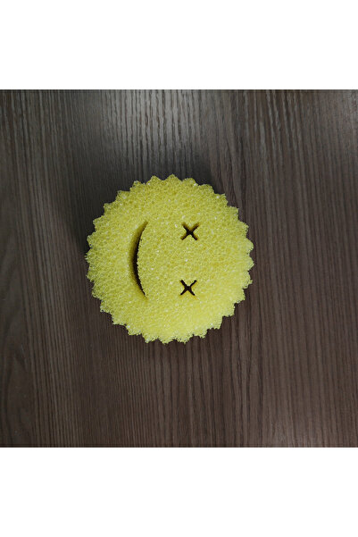 Flippy Burete de Vase, Flippy, Rotund Model Smiley Face, 10x4 cm, Galben