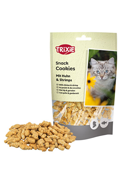 Trixie Recompense pentru Pisici, Biscuiti cu Pui si Creveti, 50 g, 42748