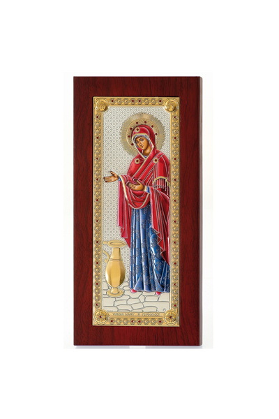 IcoaneDeArgint Icoana Sporul Casei Argint 11×23 cm Color