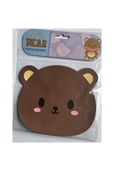 Flippy Suport pentru Pahar, Flippy, Model Urs, PVC, Dimensiuni 15.5x15.5 cm, ...