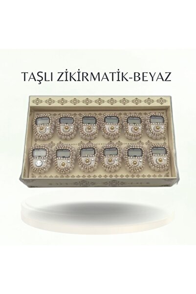 PIRISA 50 Stone Prayer Bead Zikirmatik Presentation Gifts, Zikir Counter for Hajj, Umrah, Mevlid
