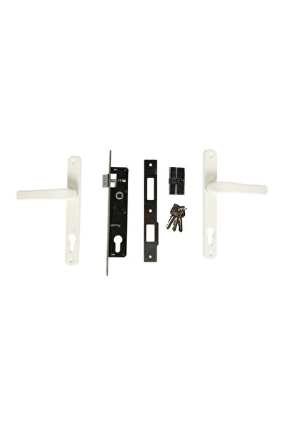 micul fermier ALBA door lock with cylinder and escutcheons (yala)