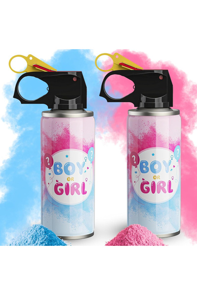 Toolsy Spray Gender Reveal, 260 mL, Albastru